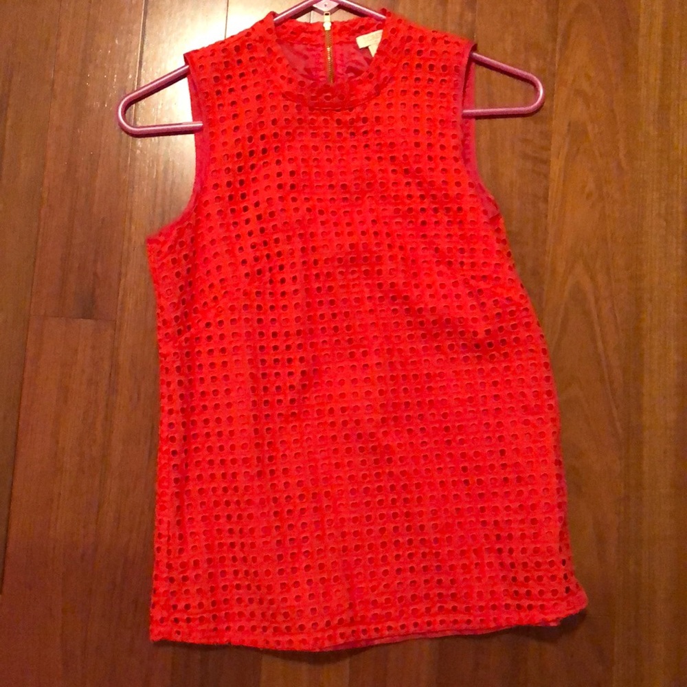 J crew size 00 red top